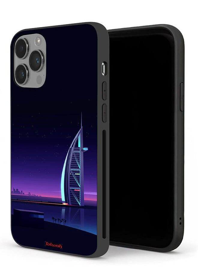 Tolwak Apple iPhone 14 Pro Max Protective Case Burj Arab Digital Art  - Image 1