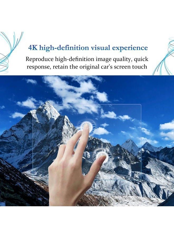 SKTU Screen Protector Foils for 2021 2022 2023 F-150 F150 SYNC4 12In Navigation Display Tempered Glass 9H Hardness HD Clear 12 Inch LCD GPS Touch Screen Protective Film (Glass Protector) - Image 3