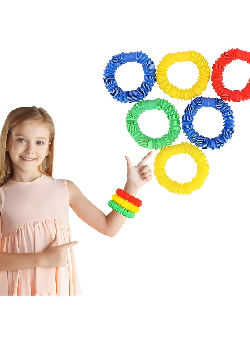 MAGIC VAULT - iCool Newest Sensory Fidget Toy Set 12 PCS Pack with Big Pop Tubes Fidget Toy and Mini Pop Tubes Fidget Toys - Image 1