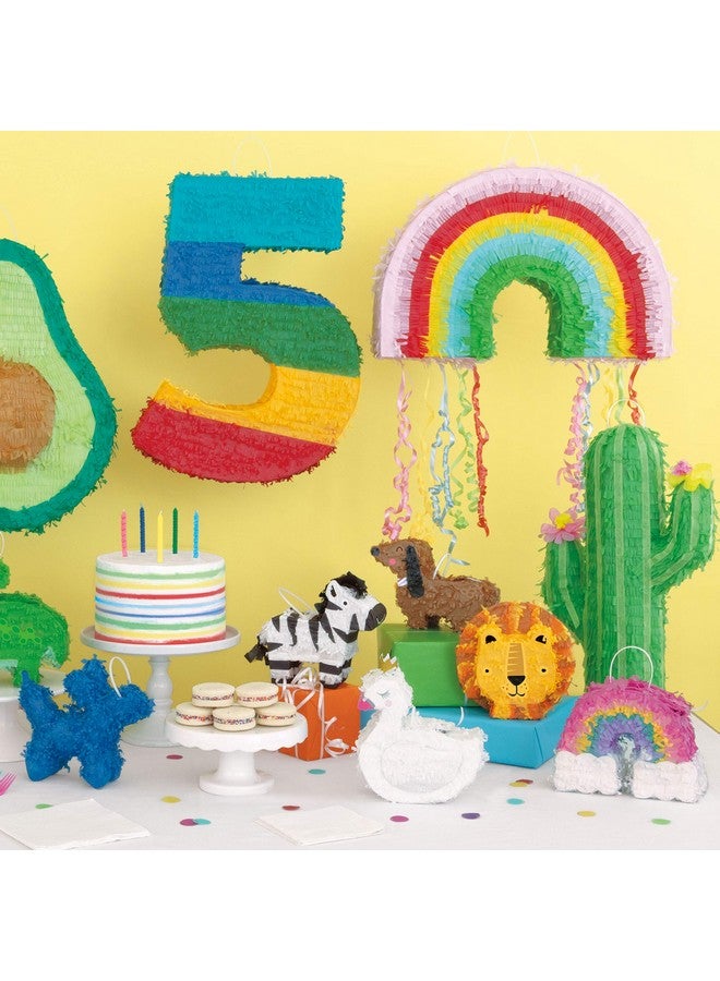 Unique Blue Mini Dog Piñata 8.5" X 6.5" Tissue Paper & Cardstock Combo Ideal For Kids' Birthday Parties And Themed Events (1 Pc.) - Image 3