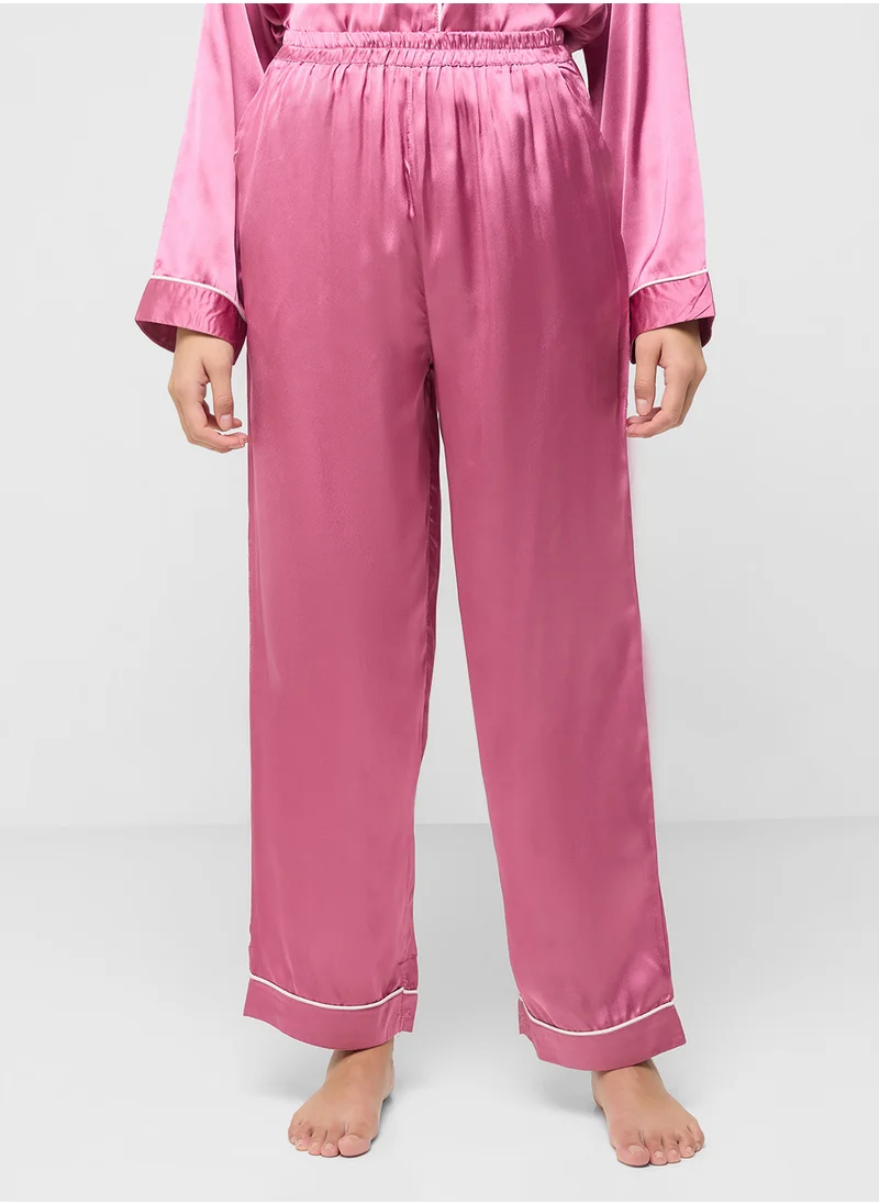 ELLA Satin Pyjama Pant Set