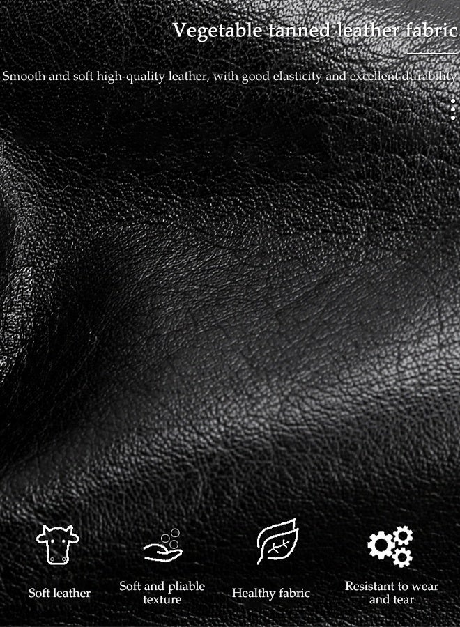 DUNISO Men's Clutch bag PU Solid Color Fashion Multifunctional bag Large-Capacity Soft Leather Clutch,Durable and Waterproof   Envelope Handbag for 7.9 Inch iPad, Bank Card, Mobile Phone, Power Bank - Image 5