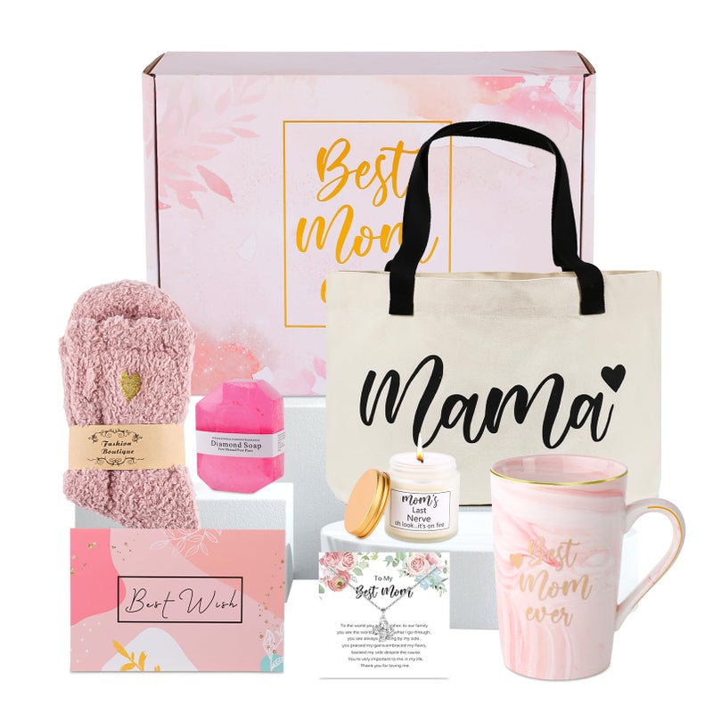 DHQH Best New Mom Gifts for Mom from Daughter SonGift Basket for Women Birthday Gifts for Motherinlaw Thanksgiving Presents