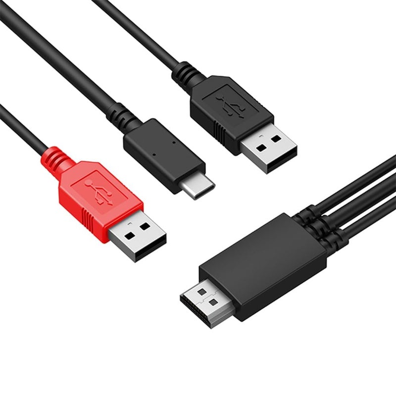 XP-PEN XPPen 3-in-1 Cable only for XPPen Artist12 Pro, Artist13.3Pro, Artist13.3Pro V2, Artist15.6 Pro V2, Artist15.6 Pro Drawing Pen Tablets  - Image 3