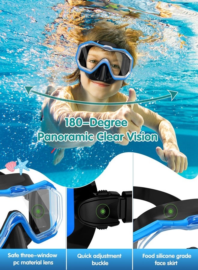 W WSTOO WSTOO Kids Swim Goggles with Nose Cover for Boys and Girls Ages 5-12 - Image 3