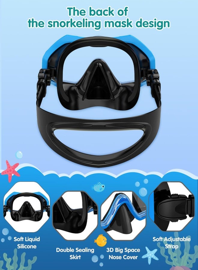 W WSTOO WSTOO Kids Swim Goggles with Nose Cover for Boys and Girls Ages 5-12 - Image 4
