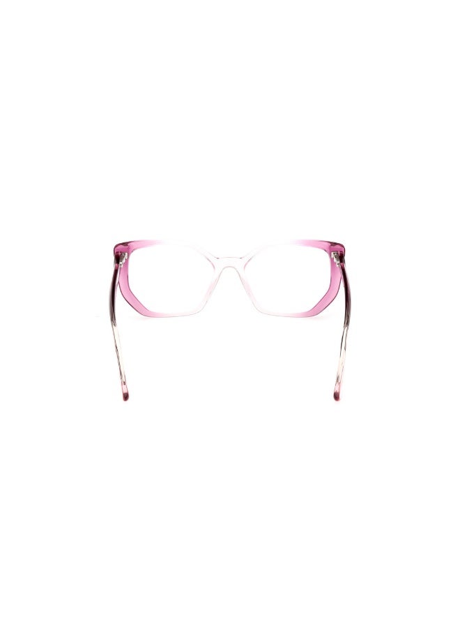 GUESS Gu2966 Geometric Acetate Frames For Women Size 52, gradient mauve - Image 4