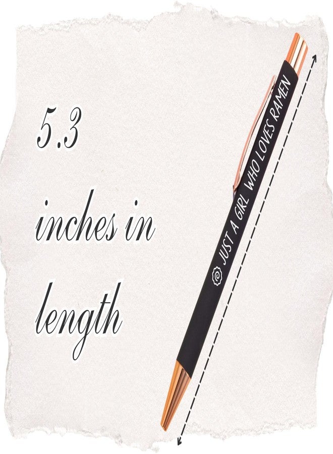 InnoBeta Ramen Gifts, Powered by Ramen, Japanese Gifts, Ballpoint Pen Set of 4 - Image 4