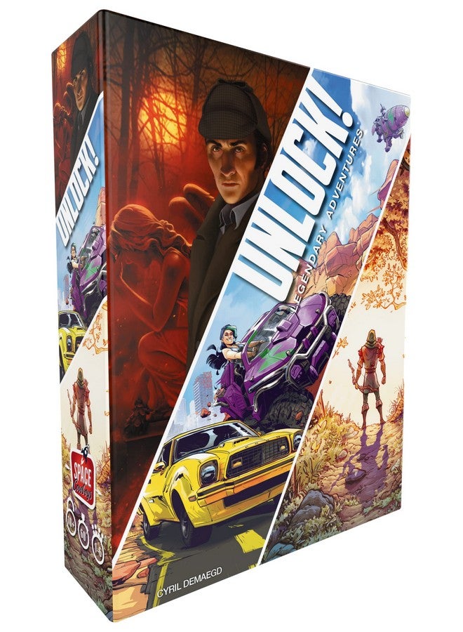 Space Cowboys Space Cowboys Unlock! Legendary Adventures Card Game - Escape Room-Inspired Cooperative Adventure, Fun Family Game for Kids and Adults, Ages 10+, 1-6 Players, 1 Hour Playtime, Made - Image 1