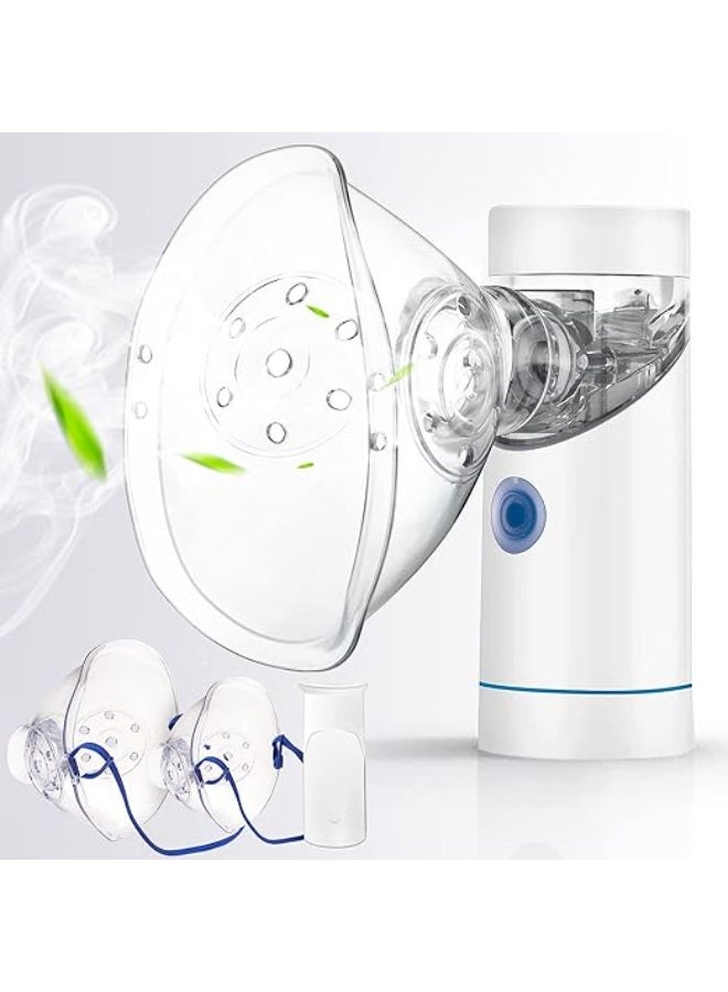 Silent Portable Inhaler Nebuliser - USB Rechargeable - Quiet & Effective Therapy Device for Adults and Children Daily Use - Image 1