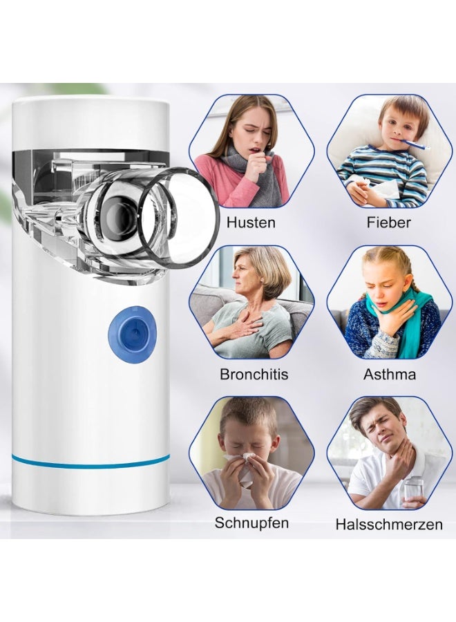 Silent Portable Inhaler Nebuliser - USB Rechargeable - Quiet & Effective Therapy Device for Adults and Children Daily Use - Image 2