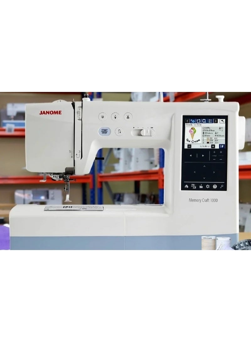Janome ماكينة الخياطة والتطريز جانومي MC1000 - Image 2