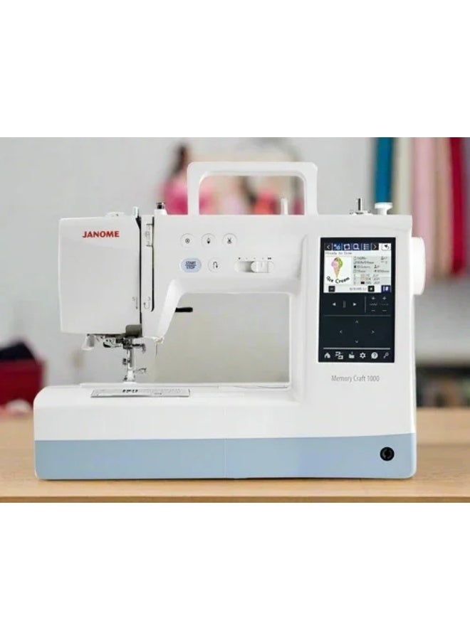 Janome ماكينة الخياطة والتطريز جانومي MC1000 - Image 1