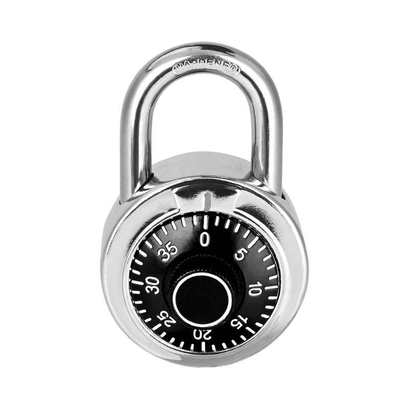 HZSY قفل مجموعة HSSY 1 حزمة قفل مجموعة الاتصال الهاتفي الثابت مع مجموعات مختلفة 2 في. واسع. قفل القرص الدوار باللون الأسود لصندوق أدوات المدرسة وخزانة الألعاب الرياضية والمزيد - Image 1