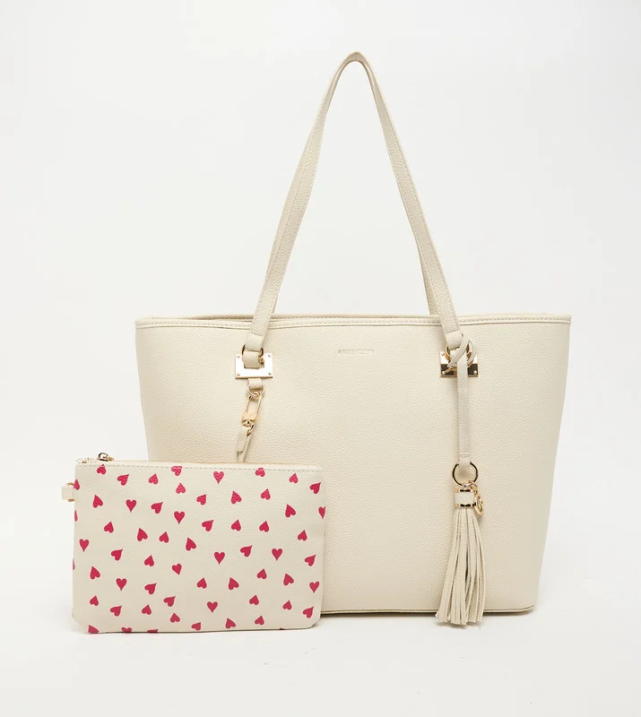 ANNE KLEIN Anne Klein Akh5992 Cream Women's Shoulder Bag