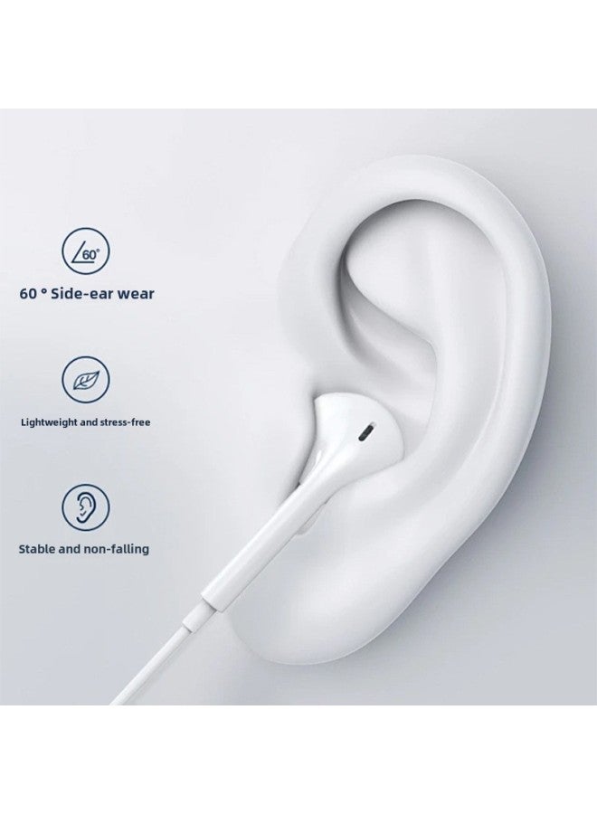 Applicable To Apple IPhone/Type-c Wired Headset Semi-in-ear Wire Control Cracking Version 15 Generation Type-c Headset-Color:15 Headphones C Port Copper Ring Speaker (with Packaging)  - Image 2