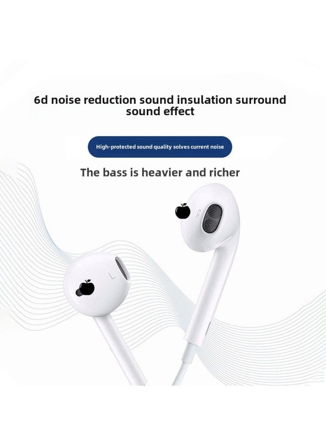 Applicable To Apple IPhone/Type-c Wired Headset Semi-in-ear Wire Control Cracking Version 15 Generation Type-c Headset-Color:15 Headphones C Port Copper Ring Speaker (with Packaging)  - Image 3