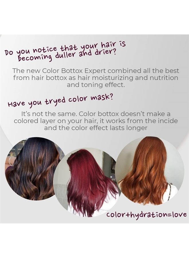 Nutree Professional Dark Brown Color BONDOX HAIR 8.8 oz - Color Depositing Mask - Dark Brown - Marine Collagen and Almond Oil - Formaldehyde-Free - Repairs the Hair Elasticity & Flexibility, Softens, Moisturizers - Image 3