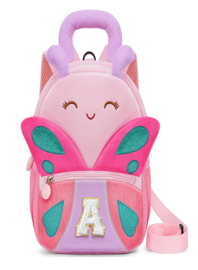 YOOLIFE Christmas Gifts For Grandkids Initial Birthday Gifts for Girls Kids Backpack for Little Girls Kindergarten Elementary School Bookbag for Girl Toddler Gift for Daughter Pink Backpack A - Image 1