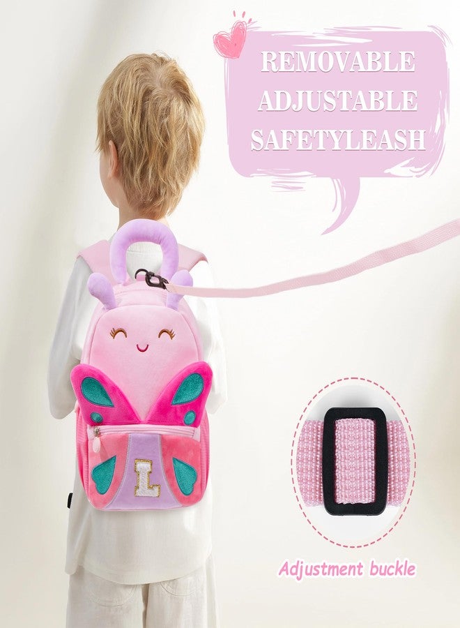 YOOLIFE Christmas Gifts For Grandkids Initial Birthday Gifts for Girls Kids Backpack for Little Girls Kindergarten Elementary School Bookbag for Girl Toddler Gift for Daughter Pink Backpack A - Image 3