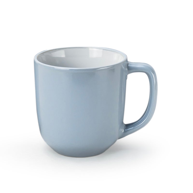 Cuisine Art Stoneware IVY 4PCS Mug Set | 420 ML Blue Coffee Mug Set | Durable Coffee Cup Set for Home & Office | Cups for Cappuccino, Latte, Tea & Cocoa Restaurant Coffee Mugs - Image 4