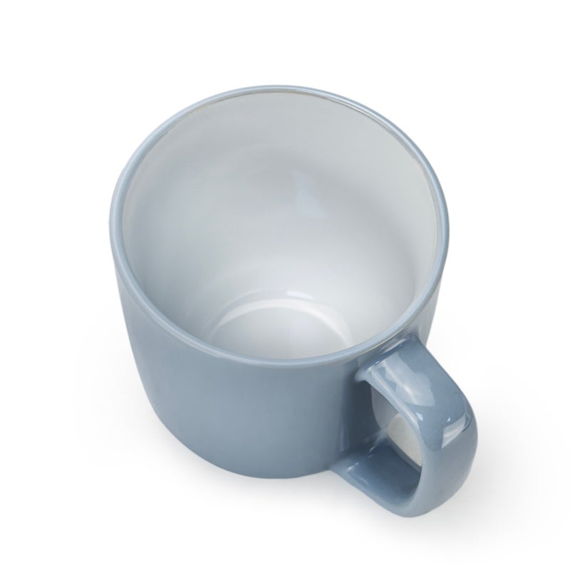 Cuisine Art Stoneware IVY 4PCS Mug Set | 420 ML Blue Coffee Mug Set | Durable Coffee Cup Set for Home & Office | Cups for Cappuccino, Latte, Tea & Cocoa Restaurant Coffee Mugs - Image 5