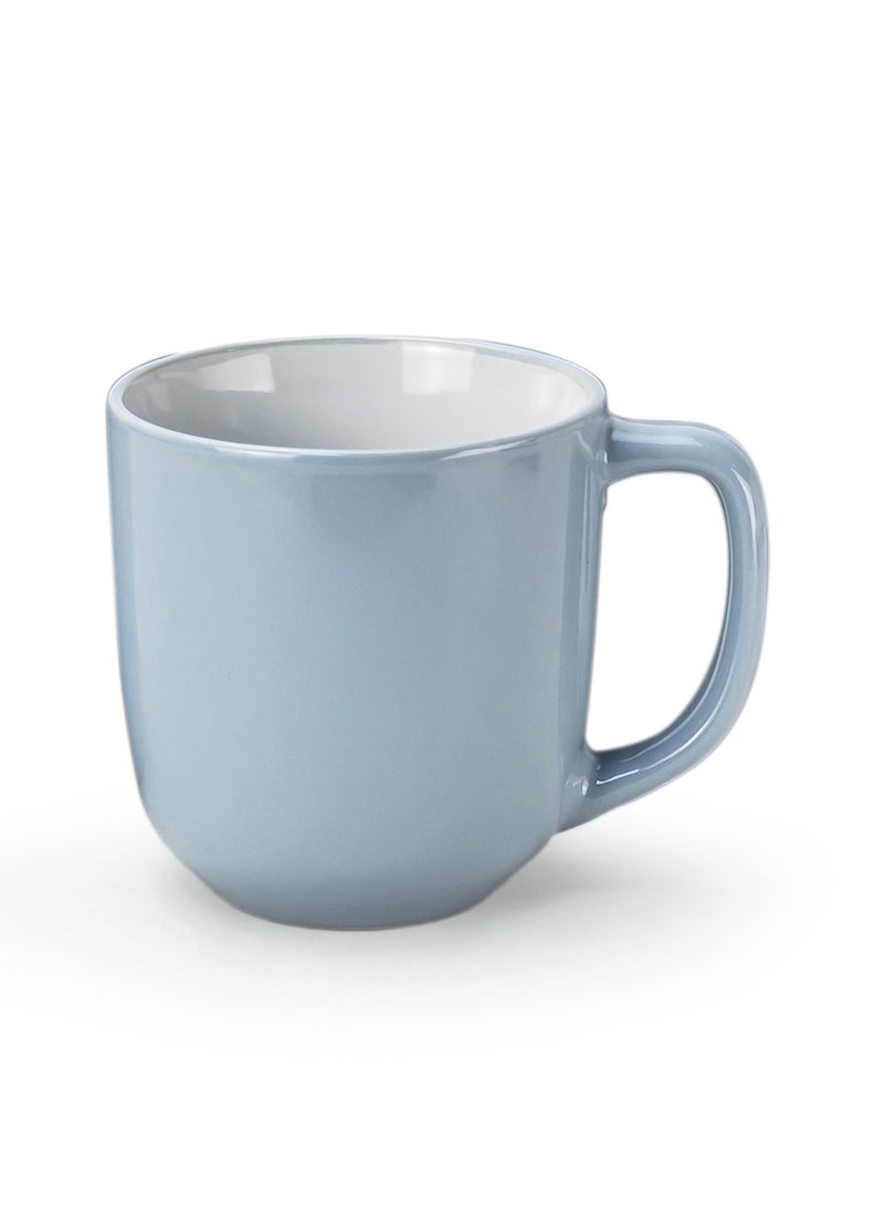 Cuisine Art Stoneware IVY 4PCS Mug Set | 420 ML Blue Coffee Mug Set | Durable Coffee Cup Set for Home & Office | Cups for Cappuccino, Latte, Tea & Cocoa Restaurant Coffee Mugs - Image 4
