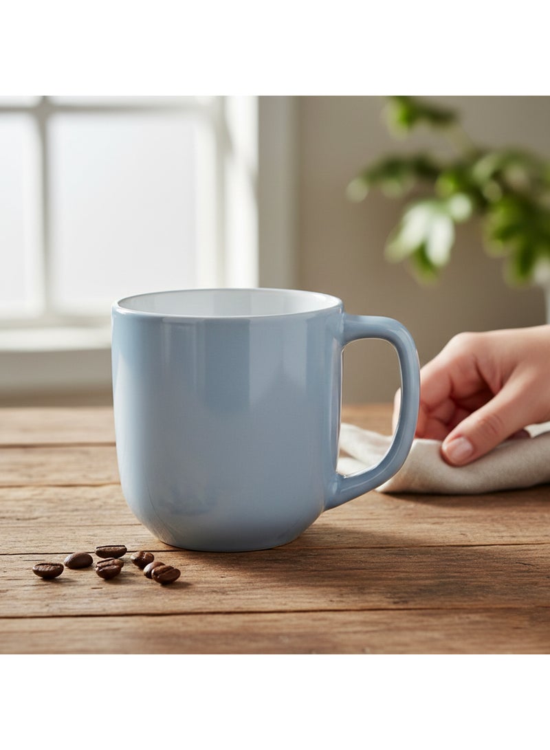 Cuisine Art Stoneware IVY 4PCS Mug Set | 420 ML Blue Coffee Mug Set | Durable Coffee Cup Set for Home & Office | Cups for Cappuccino, Latte, Tea & Cocoa Restaurant Coffee Mugs - Image 3