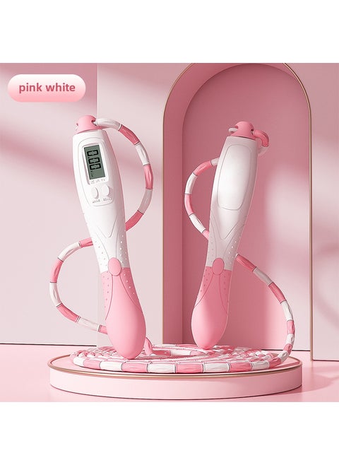 Kids Smart Jump Rope with CounterSmart counting bamboo rope skipping-girl powder