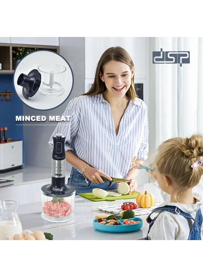 دي اس بي خلاط يدوي DSP من الفولاذ المقاوم للصدأ 4 في 1 KM1086 (1000 واط) - Image 3