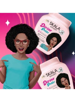 SKALA Skala Expert Divino Potão 2-in-1 Hair Treatment Cream – 1000g / 35.2 oz | Deep Moisturizing Vegan Hair Mask for Curly, Wavy & Coily Hair – Anti-Frizz & Curl-Defining Formula – Sulfate & Silicone Free  - Image 4