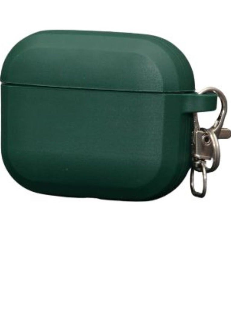 Silicone Case for AirPods 4 - dark green - Image 2