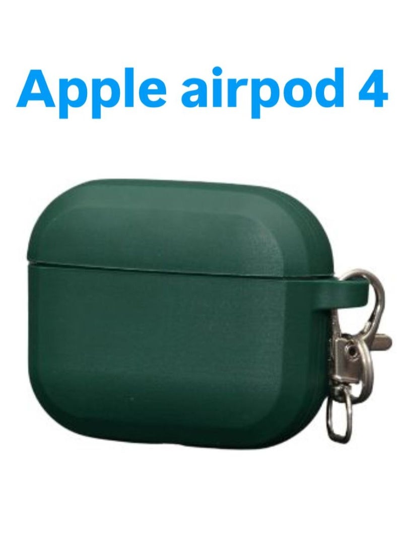 Silicone Case for AirPods 4 - dark green - Image 1