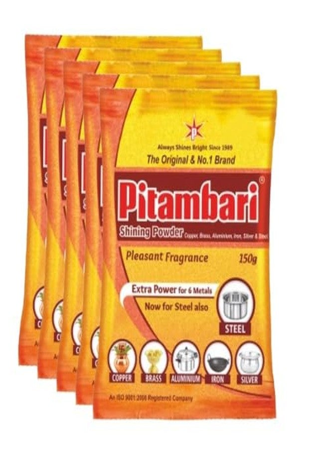 Pitambari Shining Powder 150g (Pack of 5) - Image 1