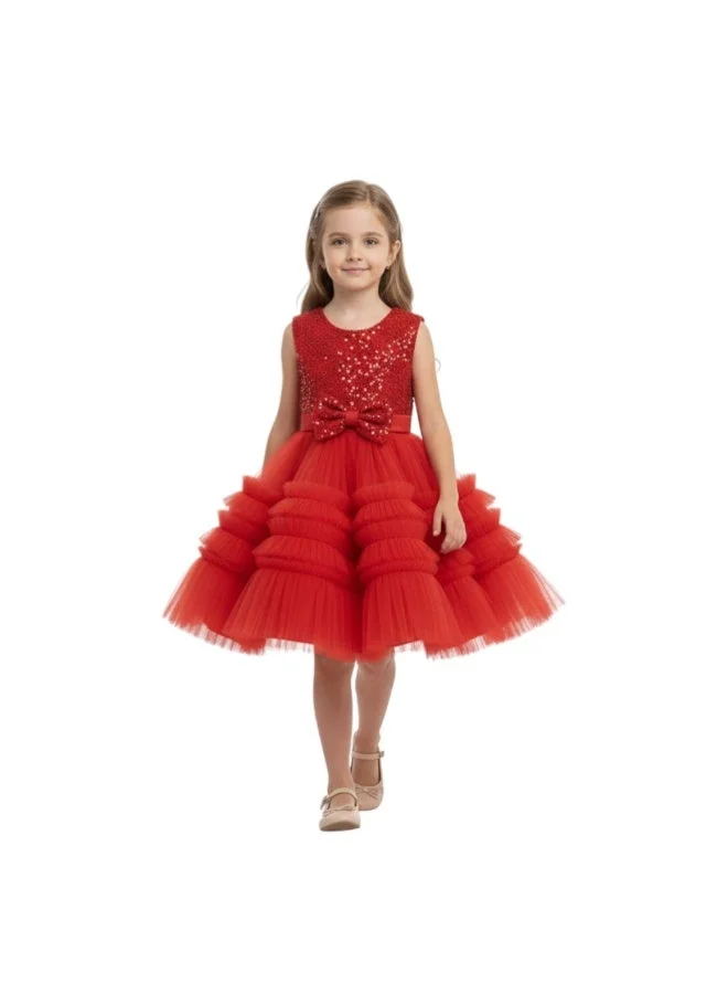 دىدانيالا فستان توتو واسع أحمر