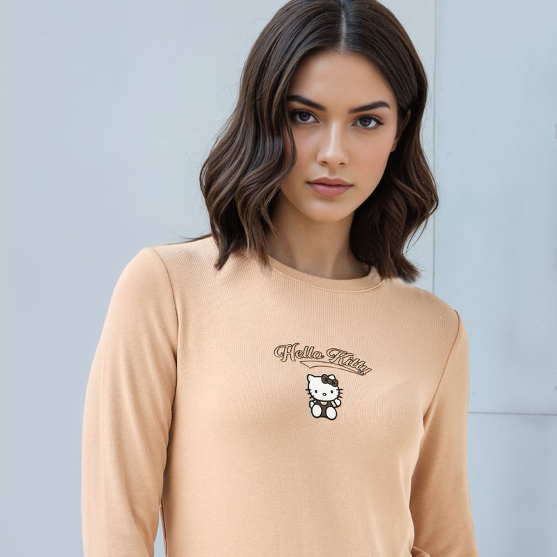 SP Characters Hello Kitty Print T-shirt - Image 4