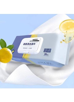 Mishrit Mishrit 80 pcs Kitchen Cleaning Wipes | Disposable Kitchen Wet Wipes Household Cloth Towel For Removing Grease Stains And Cleaning Glass Table Wet Tissue Wipes (Pack of 1).  - Image 2