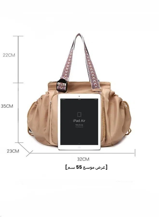 Large-capacity Car Cradle Bag Maternity Bag Double Shoulder Changing Bag Ladies Shopping Basket Parent-child Bag - Image 2