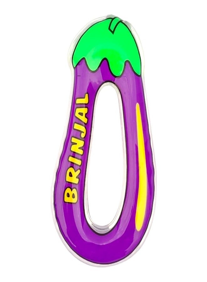 Samip Newborn Silicone Water Filled Soft Cooling Brinjal Teether Bpa Free Specially Designed To Ease Teething Multicolor - Image 4