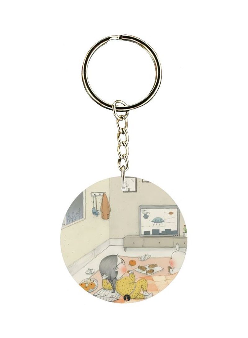 RKN Character Printed Keychain