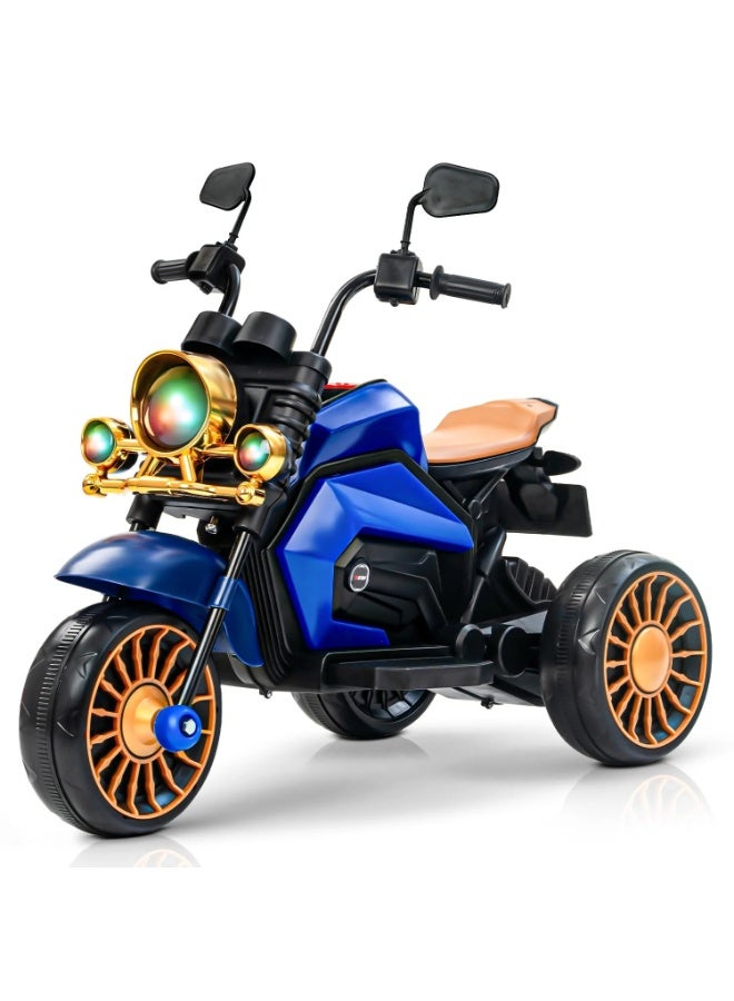 Toy Box Electric Bike for Kids, Ride on Toys Kid Bikes with LED Light, Bluetooth & USB Music | Rechargeable Baby Bike | Battery Operated Bike for Kids - Image 1