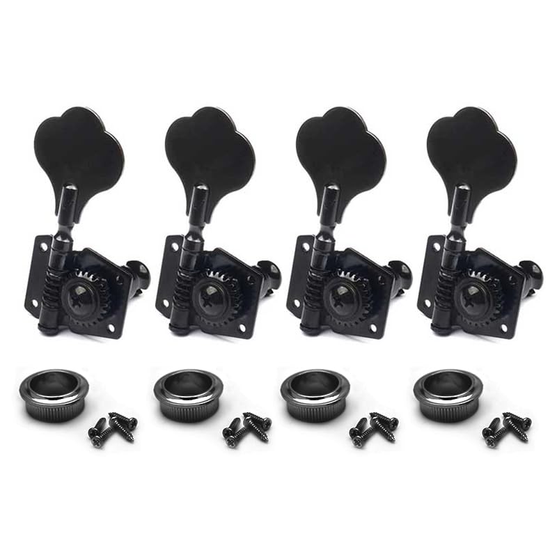 MAXCHEER Guitar Bass Tuners Bass Guitar Tuning Keys,Ratio Headstock Sealed Machine Head Replacement for Electric Jazz Bass or Precision Instruments - Image 1