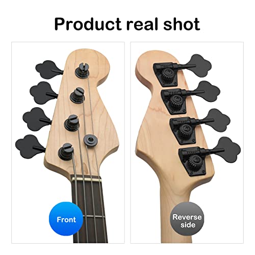 MAXCHEER Guitar Bass Tuners Bass Guitar Tuning Keys,Ratio Headstock Sealed Machine Head Replacement for Electric Jazz Bass or Precision Instruments - Image 4