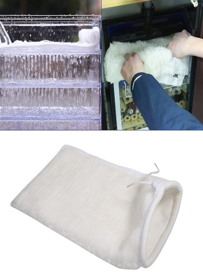 Zetiling Aquarium Filter Socks, Fish Tank Filtration Cotton Bag with Drawstring for Water Cleaning, Breathable Filter Sock for Aquarium - Image 2