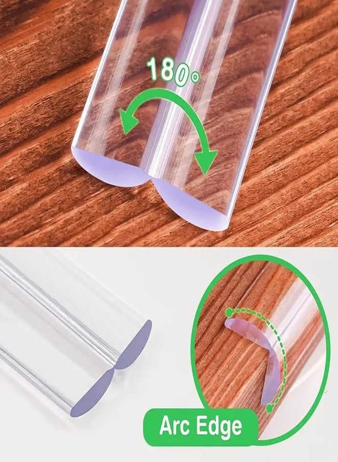 GNEY 5 Meter Transparent Baby Safety Corner Guard Strip | Edge Protector for Furniture | Soft Anti-Collision Bumper | Table & Corner Cushioning Roll | Child Proofing Protection for Toddlers Infants - Image 5
