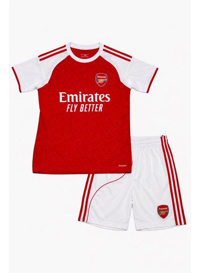 Toyland Kids Arsenal Home Football Jersey Set – Number 41 –Boys Sports T-Shirt & Shorts Kit-Size 20 - Image 1