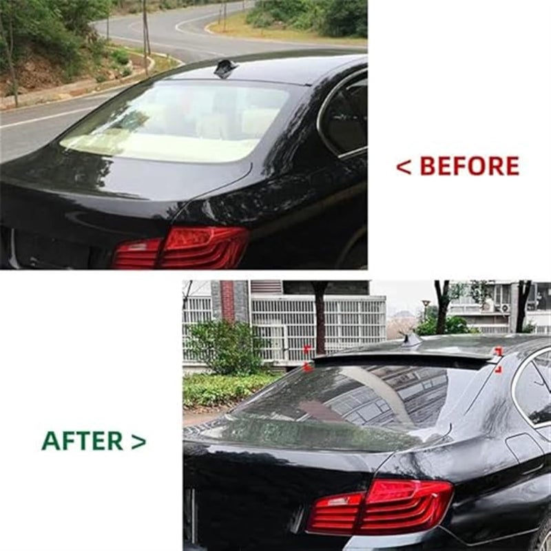 QASULER Gloss Black Rear Bumper Spoiler for 5 Series F10 - Image 5