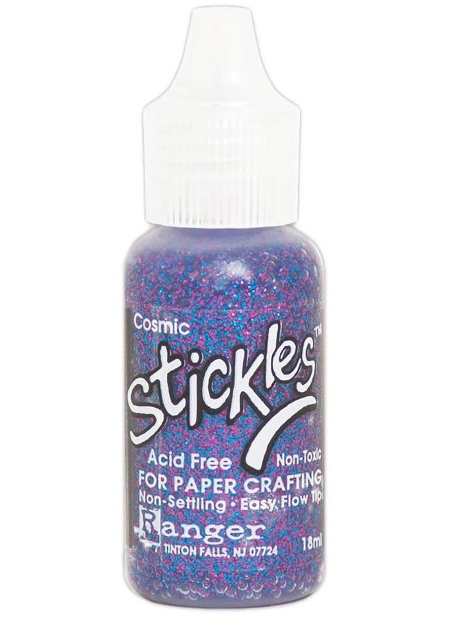 Stickles Ranger - 2018 Glitter Colors - Cosmic, Glisten, Cayman, Sandstone, Sorbet, Steel, Sunset and Twinkle - 8 Items - Image 2