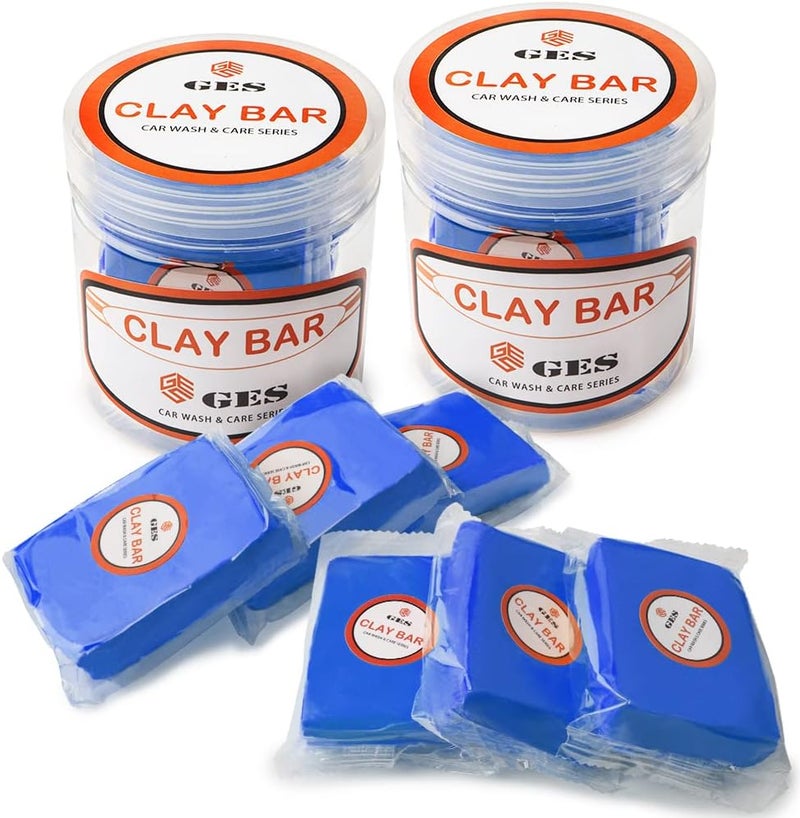 GES Car Clay Bar for Car Detailing - 6 Pack 600g Auto Detailing Clay Bar Cleaner - Image 1