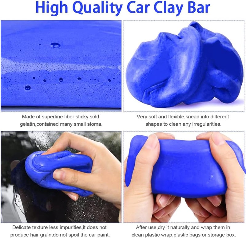 GES Car Clay Bar for Car Detailing - 6 Pack 600g Auto Detailing Clay Bar Cleaner - Image 2